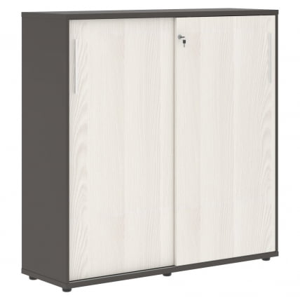 Шкаф с дверьми-купе ЕДИС ЕМC 1343 Ясень Траун Белый Мокко / EDIS EMC_0