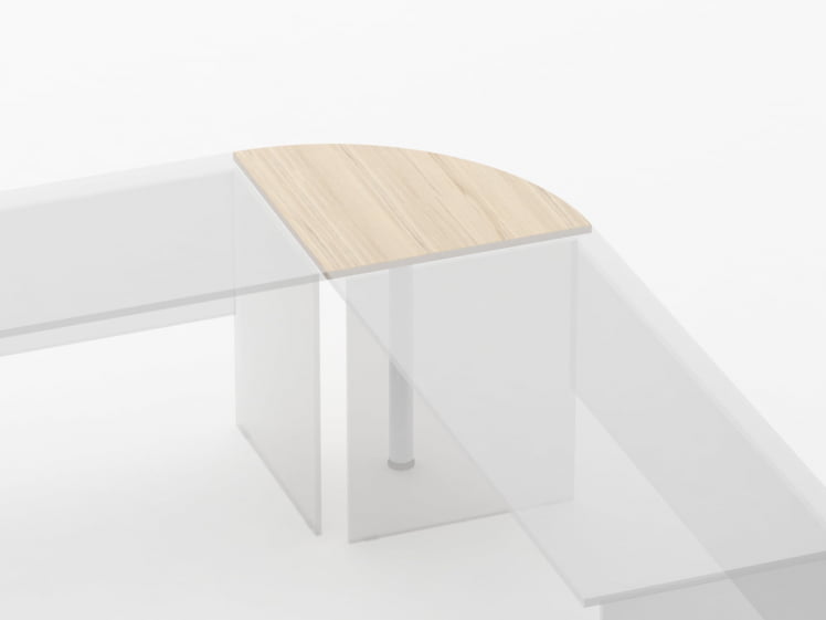 Приставка угловая Twin 13.10 Туя_1