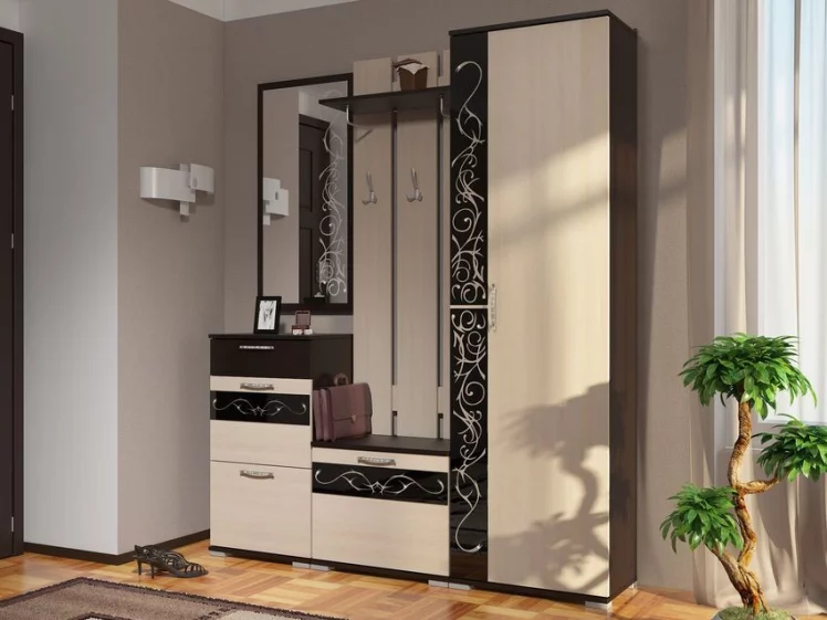 Зеркало навесное Юнона-2 ЗН-06 Венге - Дуб молочный_2