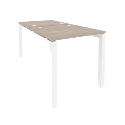 Рабочая станция на П-образном м/к ONIX O.MP-D.RS-2.0.8 Дуб Аттик/Белый_0