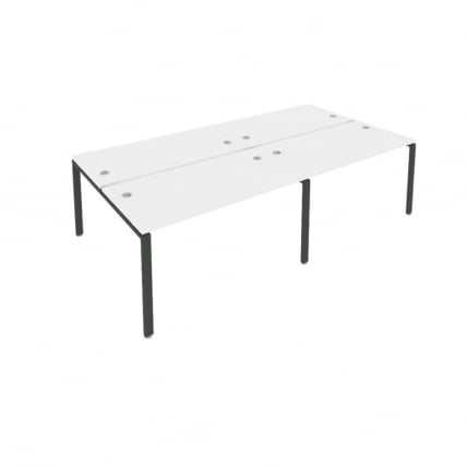 Рабочая станция на 4 раб.места Metal System Б.СМ-4.3 Белый/Антрацит_0