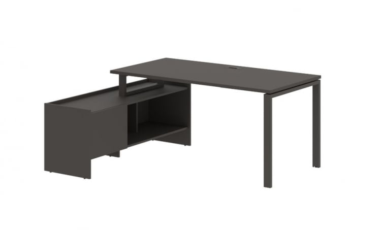 Стол с тумбой EDIS EUCT 17814 Мокко_0