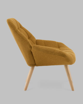 Кресло Олби Квадро горчичный_3