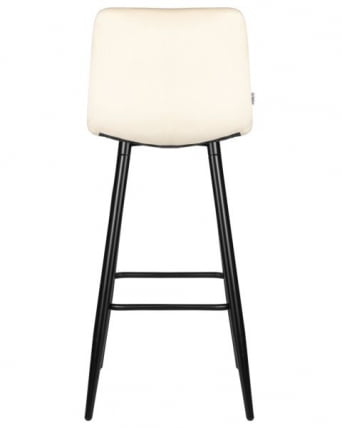Стул барный DOBRIN NICOLE (черные матовые ножки, кремовый велюр (108-113)) 2 шт_5