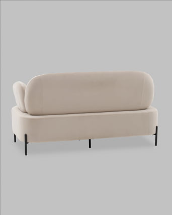 Диван Кэнди 2Д велюр бежевый_4