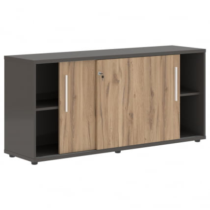 Шкаф с дверьми-купе EDIS ELC 1643 Дуб Денвер светлый Белый Мокко_1