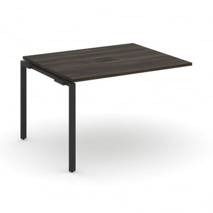 Проходной наборный элемент переговорного стола CONCEPT CN.NPRG-012 Дуб Мали Черный_0