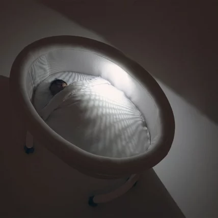 Колыбель Micuna SMART МО-1456 FRESH Stars с LED системой цвет white_3