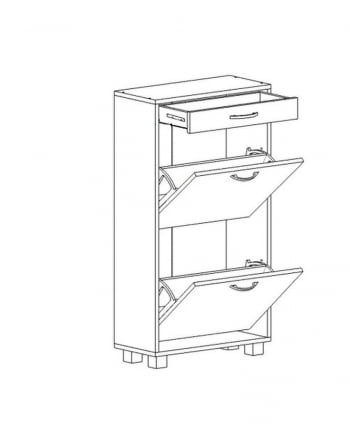 Обувница ШО-52 В Дуб Сонома_2