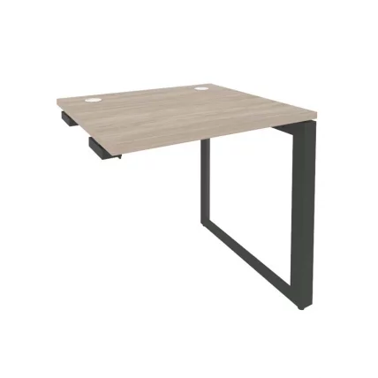 Стол-приставка на О-образном м/к к опорным элементам ONIX O.MO-SPR-0.7 Дуб Аттик/Антрацит_0