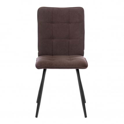 Стул обеденный Bari велюр, коричневый, 6, 46х55х89_4