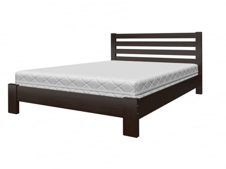 Кровать из массива Вероника 200х120 Орех темный_0