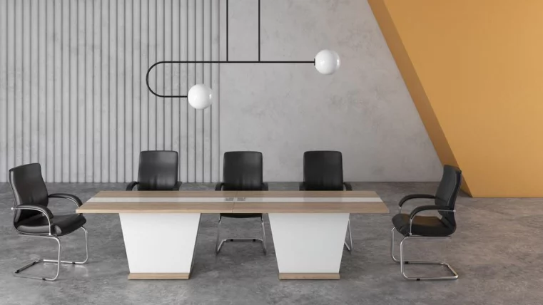 Стол для переговоров ASTI AST33970021 Вяз Белый_1