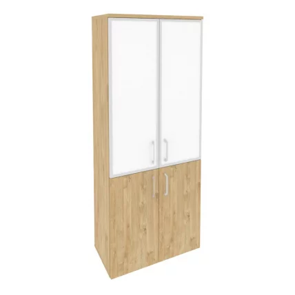 Шкаф высокий широкий ONIX O.ST-1.2R white Тиквуд Светлый_0