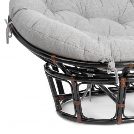 Диван MAMASAN/МАМАСАН 23/02 W /с подушкой/ 169х102х80 см, Antique brown, матрац 182х119 см, ткань серо-бежевая 3М 16/2_4