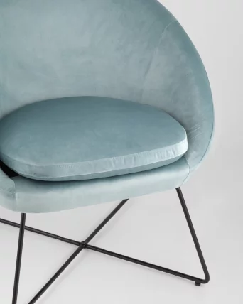 Кресло Колумбия Пыльно-голубое_8