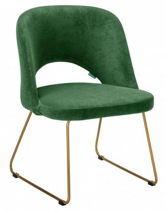 Кресло Ларс зеленый/Линк золото / Lars_0