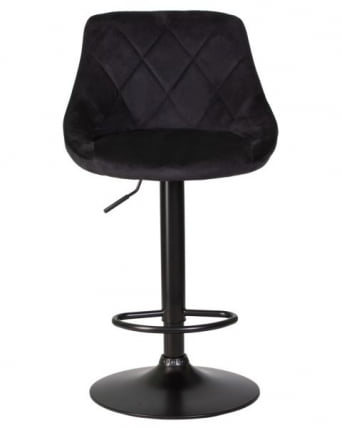 Стул барный ДОБРИН ЛОГАН БЛАCК (черный велюр (МДЖ9-101)) 2 шт / DOBRIN LOGAN BLACK (MJ9-101))_6