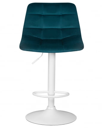 Стул барный ДОБРИН ТАИЛОР ВХИТЕ (морской волны велюр (МДЖ9-99)) 2 шт / DOBRIN TAILOR WHITE (MJ9-99))_6