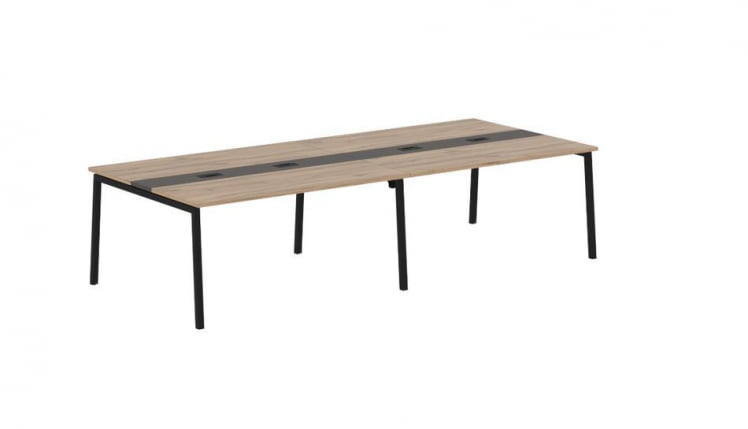 Переговорный стол EDIS ELCT 3114 Дуб Денвер светлый Мокко Черный_0