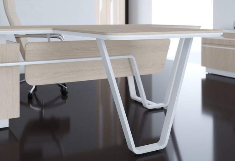 Комод с распашной дверью и 4 ящиками Line СФ-572102 Дуб светлый Белый_2