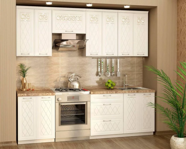 Кухонный гарнитур прямой (240 см) Тиффани 19 Набор 9_0