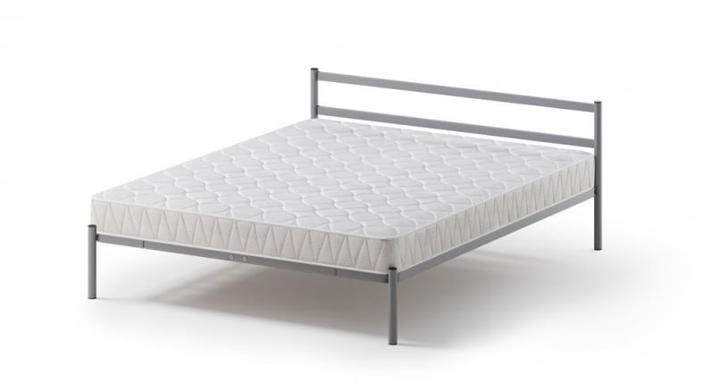 Кровать Метта 1200x2000 Серая_1