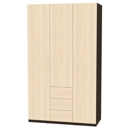 Шкаф распашный Р-230х135х60-3-ТР(Венге-ДМ) / R-230х135х60-3-TR(Венге-ДМ)_0