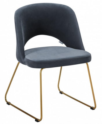 Кресло Ларс Диаг грей/Линк золото / Lars Diag grey/Линк_0