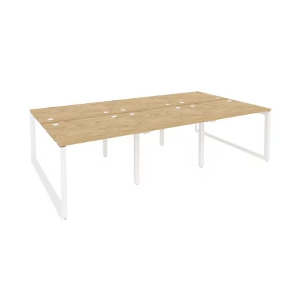 Рабочая станция на О-образном м/к ONIX O.MO-D.RS-6.1.8 Тиквуд Светлый/Белый_0