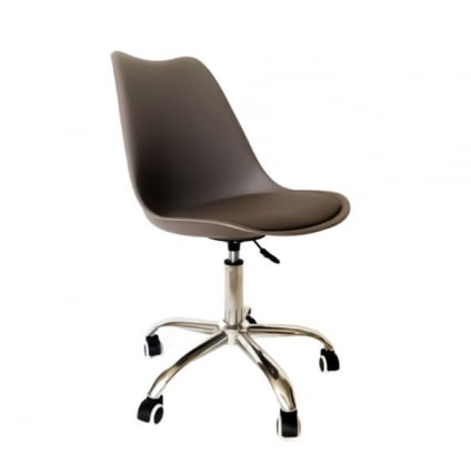 Стул офисный BLOK SN пластиковый коричневый_0