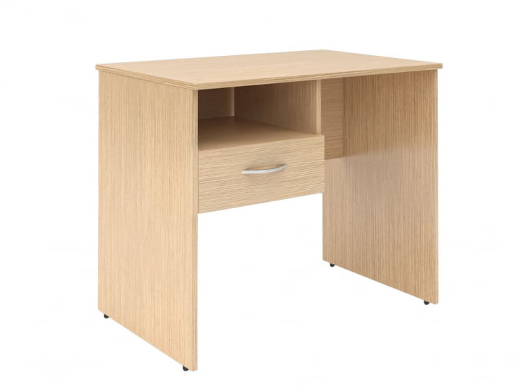 Стол письменный (S-900) L с левой подвесной тумбой Легно Светлый_0