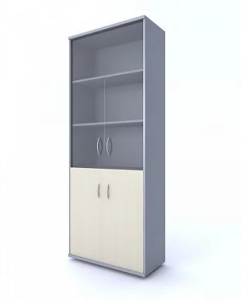 Шкаф для документов СТ-1.2 Клен/металлик_0