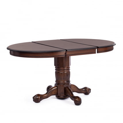 Стол круглый раскладной Rochester -STC- (4260-STC) дерево гевея/мдф, 106 (150) х 106 х 75 см, Tobacco_2