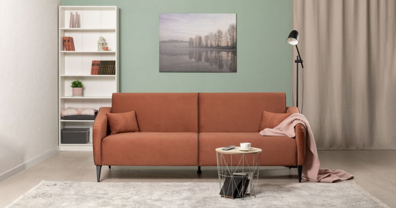 Диван-кровать НОЭЛЬ ТД 445 Велутто 55 терракотовый_2