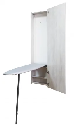 Шкаф со встроенной гладильной доской Iron Box (правый) Беленый дуб_3