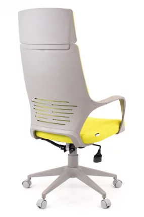 Кресло для руководителя Everprof Trio Grey TM Ткань Салатовый_2