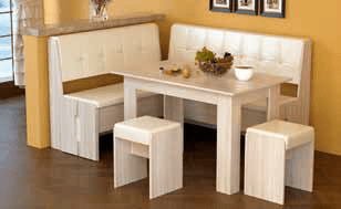 Табурет от Кухонного уголка В-7 Светлые камушки глянец_0