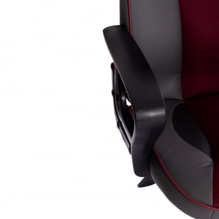 Кресло RACER кож/зам/ткань, металлик/бордо, 36/13_10