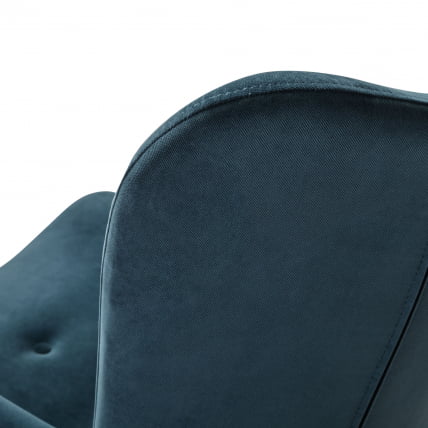 Кресло Хайбэк синий/т.орех_7