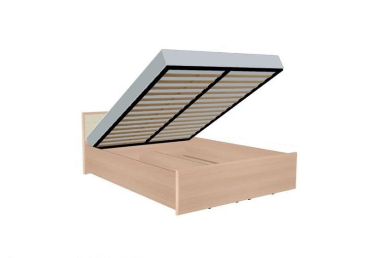 Основание с подъемным механизмом (1800) АМЕЛИ 1.2 Дуб отбеленный (спальня)_0