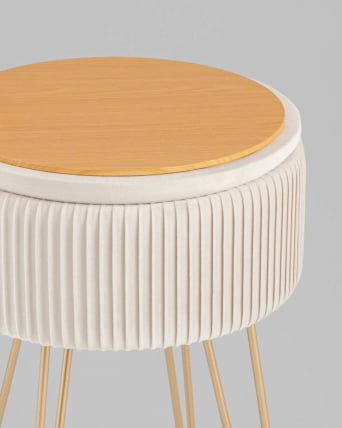 Пуф-столик Астор бежевый_1