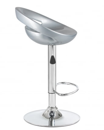 Стул барный DOBRIN DISCO Серебряный_2