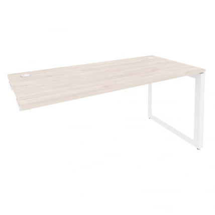 Стол-приставка на О-образном м/к к опорным элементам ONIX O.MO-SPR-4.7 Денвер Светлый/Белый_0