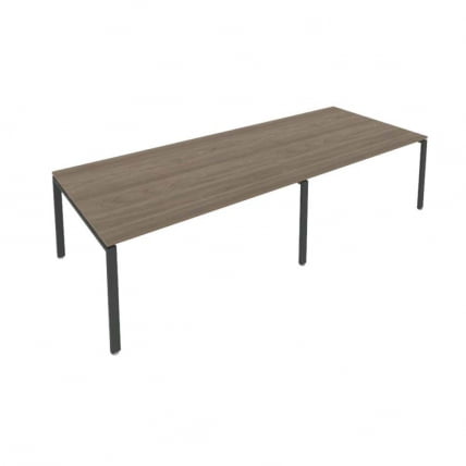 Переговорный стол (2 столешницы) Metal System Б.ПРГ-2.4 Вяз/Антрацит_0