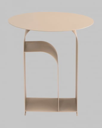 Журнальный столик Arwel металл бежевый_1