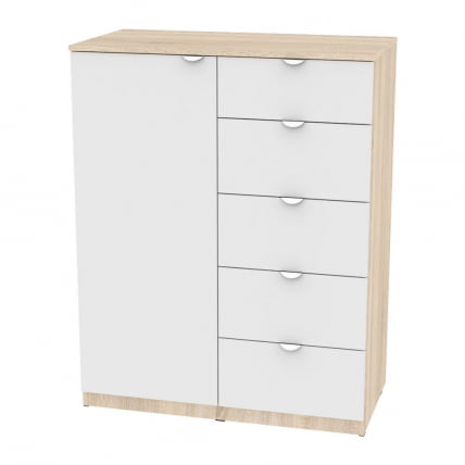 Комод Калисто(K36)1147х902х468ручкаторцеваяTR-2(ДСС-Белый)_0