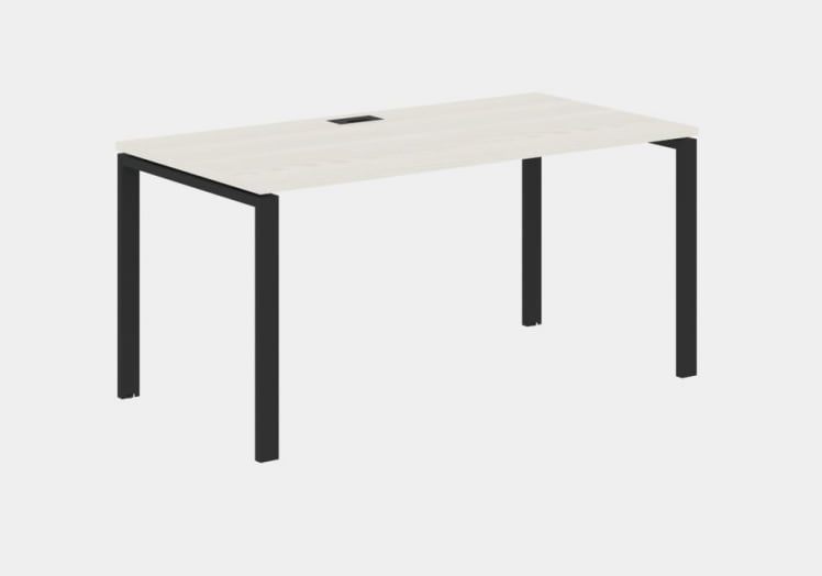 Стол письменный EDIS EUST 1580 Ясень Траун Черный_0