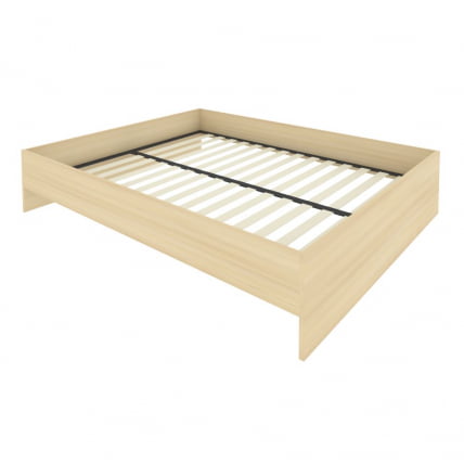 Кровать с ортопедическим основанием без изголовья LIGHT С-К-160 Акация Лорка_0