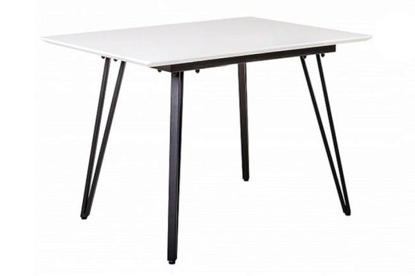 Стол Диего 960*960 Белый со скосом_0